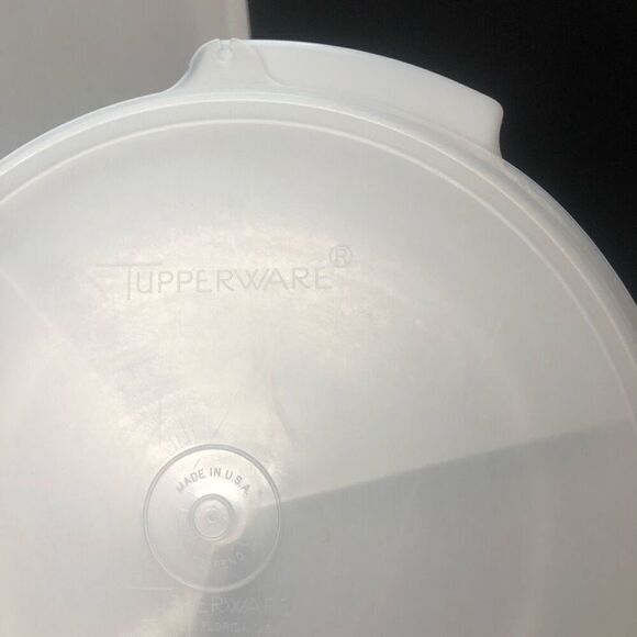 Vtg tupperware suzette div. serving dish handle #608-4 lid #229-17 seal logo - Picture 4 of 10